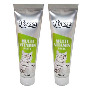 خمیر مولتی ویتامین گربه پرسا مدل multi paste وزن 100 گرم بسته 2 عددی